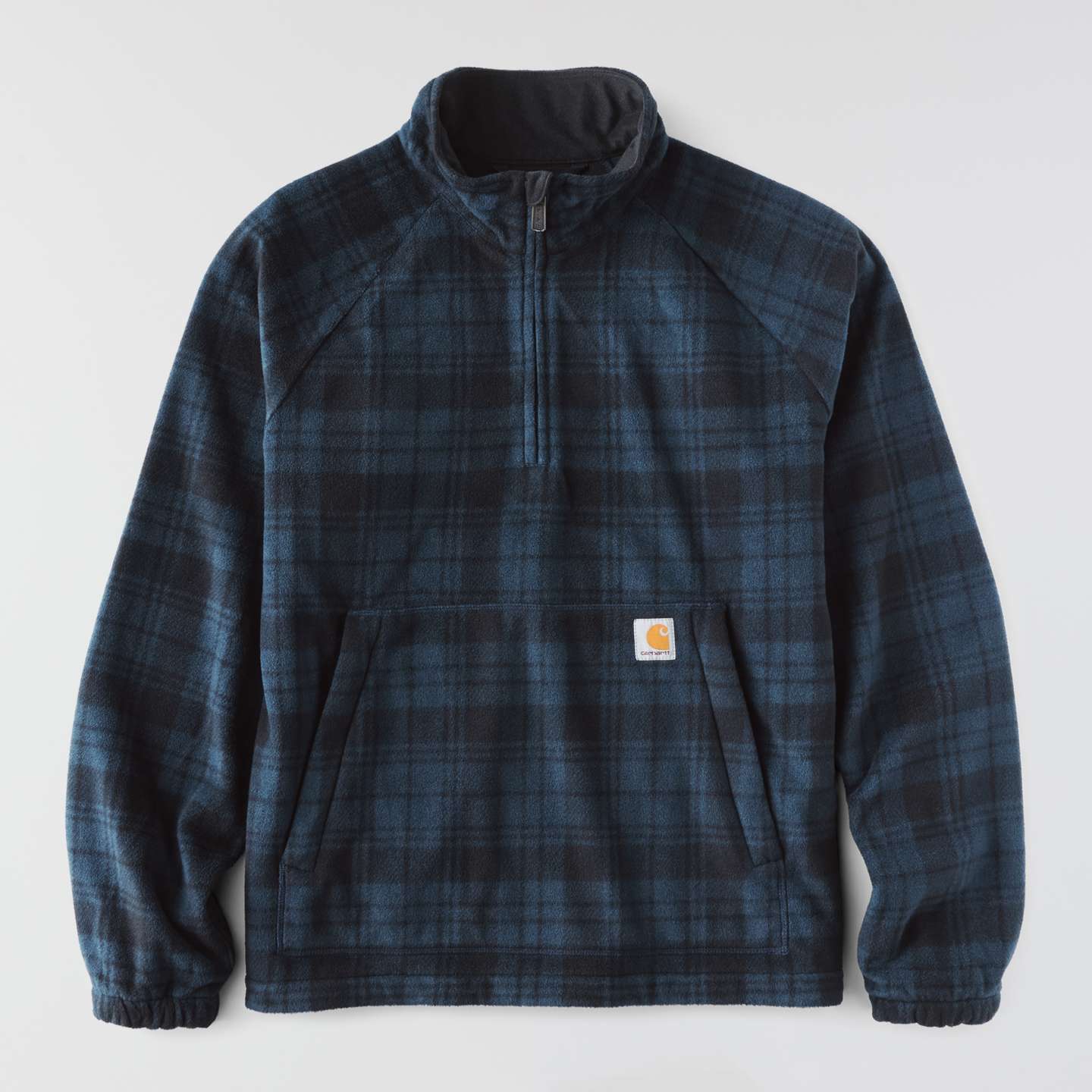 Мужской свитер Carhartt Elkhart Pullover, цвет: Синий клетчатый — фото 8