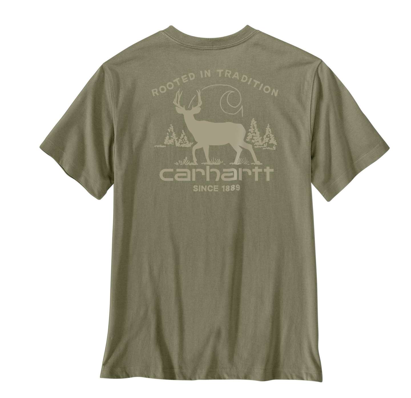 Мужские футболки Carhartt Irvine Relaxed Deer Landscape T-Shirt — фото 1
