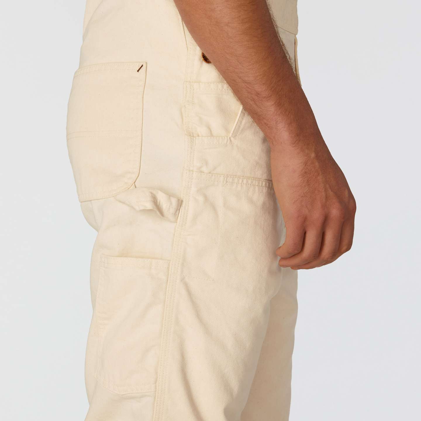 Мужской комбинезон Carhartt Crafted Series Drill Painter, цвет: Экрю — фото 4