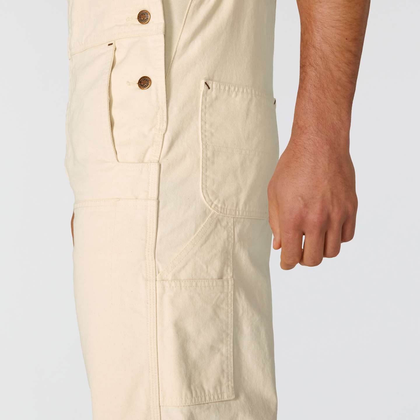 Мужской комбинезон Carhartt Crafted Series Drill Painter, цвет: Экрю — фото 6