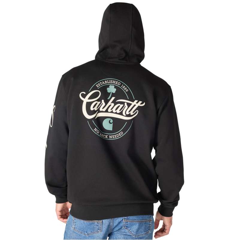 Carhartt  Black Marquette Shamrock Script Sweatshirt