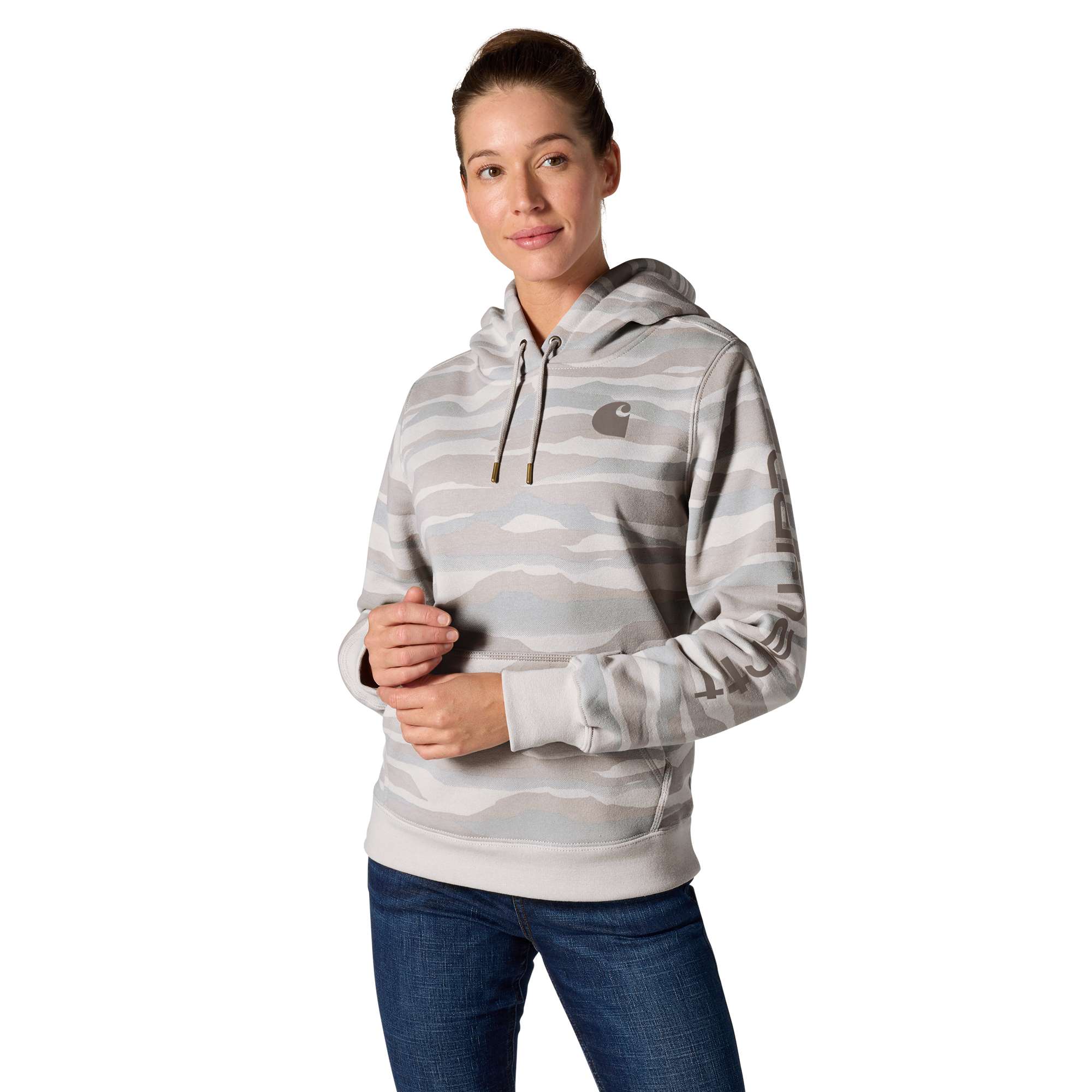 Carhartt Women's Marquette Landscape Camo Sweatshirt