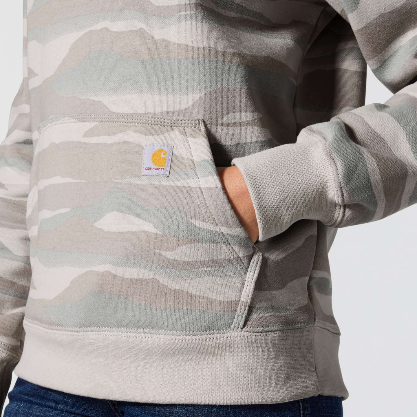 Женская толстовка Carhartt Marquette Landscape Camo, цвет: С принтом — фото 5