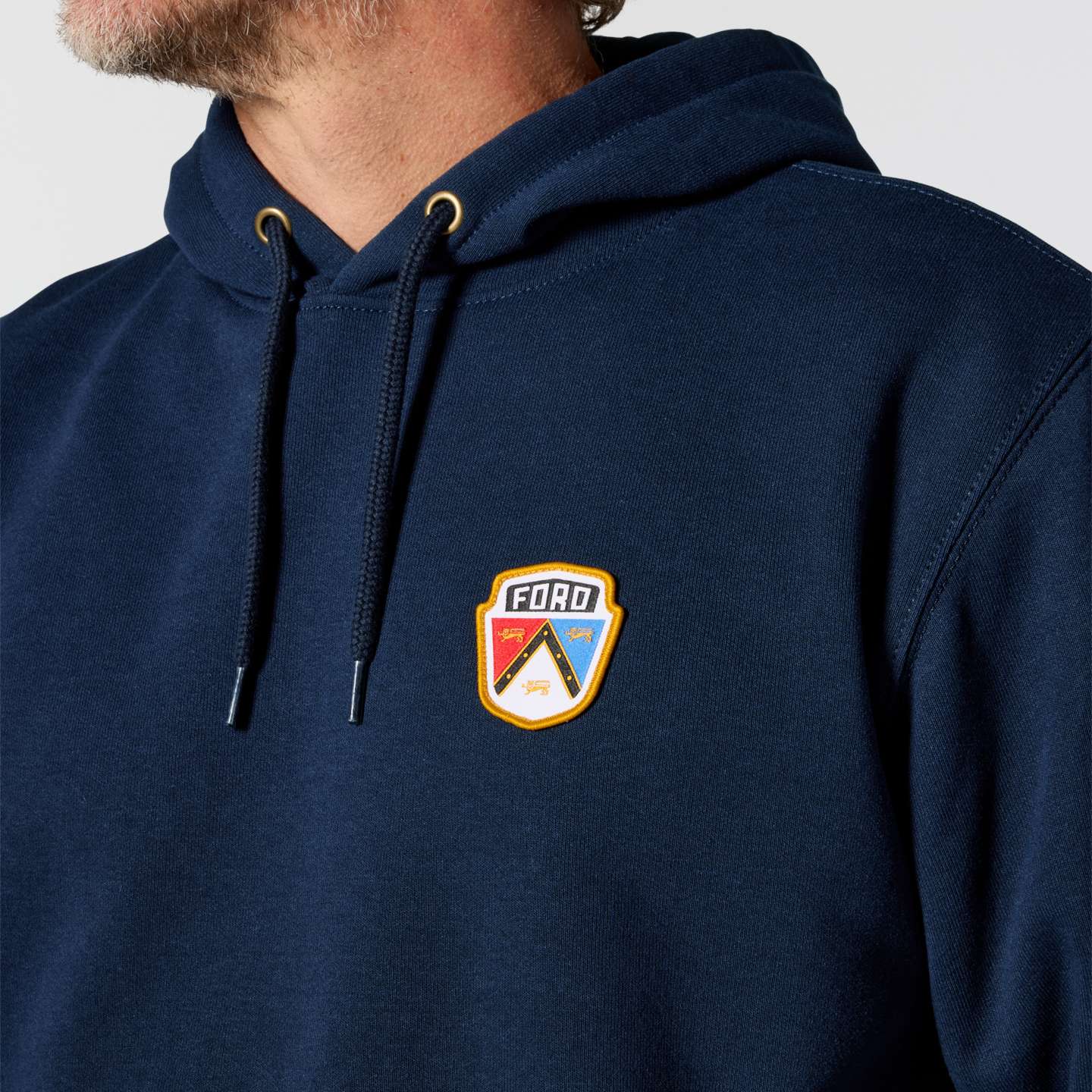 Мужские толстовки Carhartt Marquette Ford, цвет: Тёмно-синий — фото 3