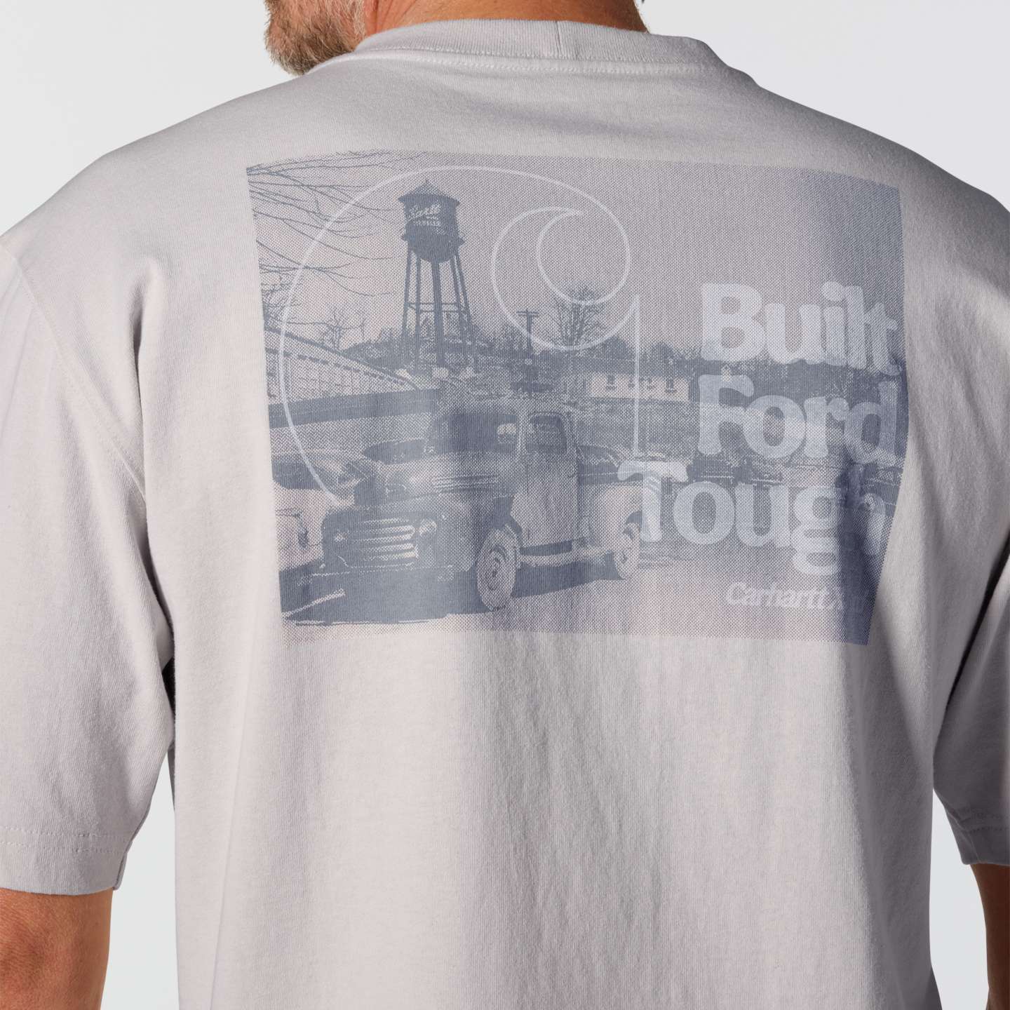 Мужская футболка Carhartt Dearborn Loose Fit Ford Archive Truck, цвет: Malt — фото 3