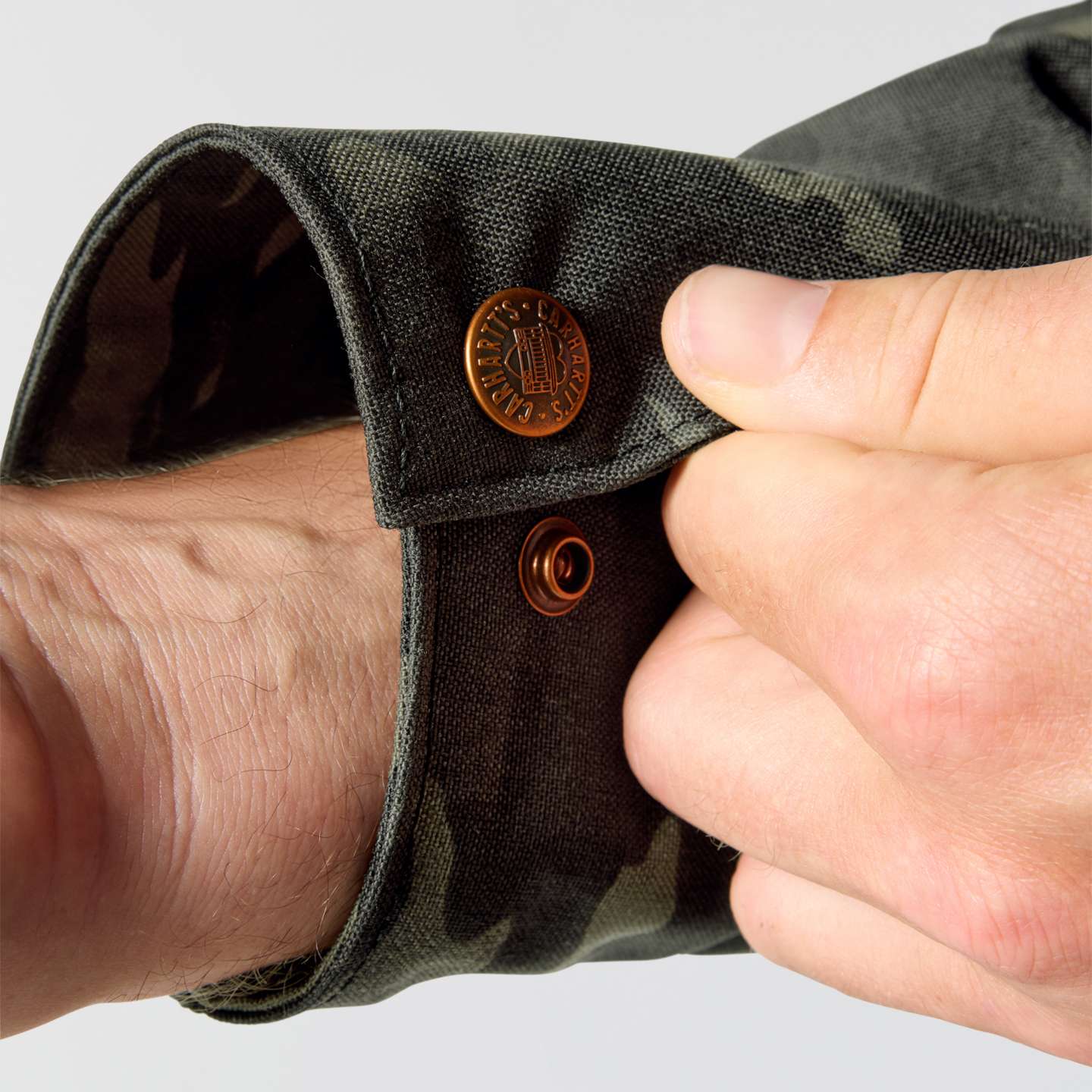 Мужская куртка Carhartt Crafted Series Cordura Sherpa Lined Chore, цвет: Чёрный — фото 7