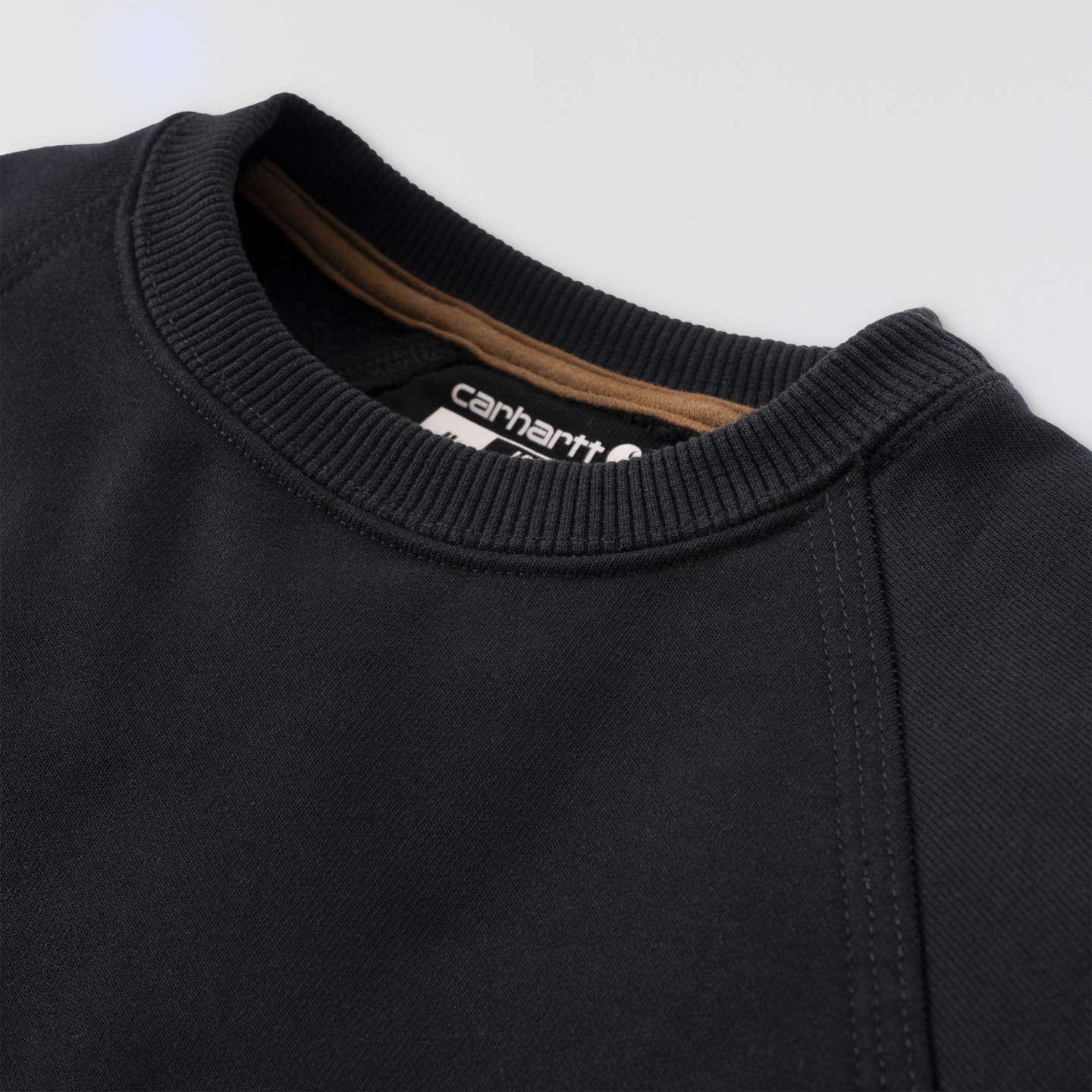 Мужской свитшот Carhartt Crafted Series Heavyweight Fleece Crewneck, цвет: Чёрный — фото 8