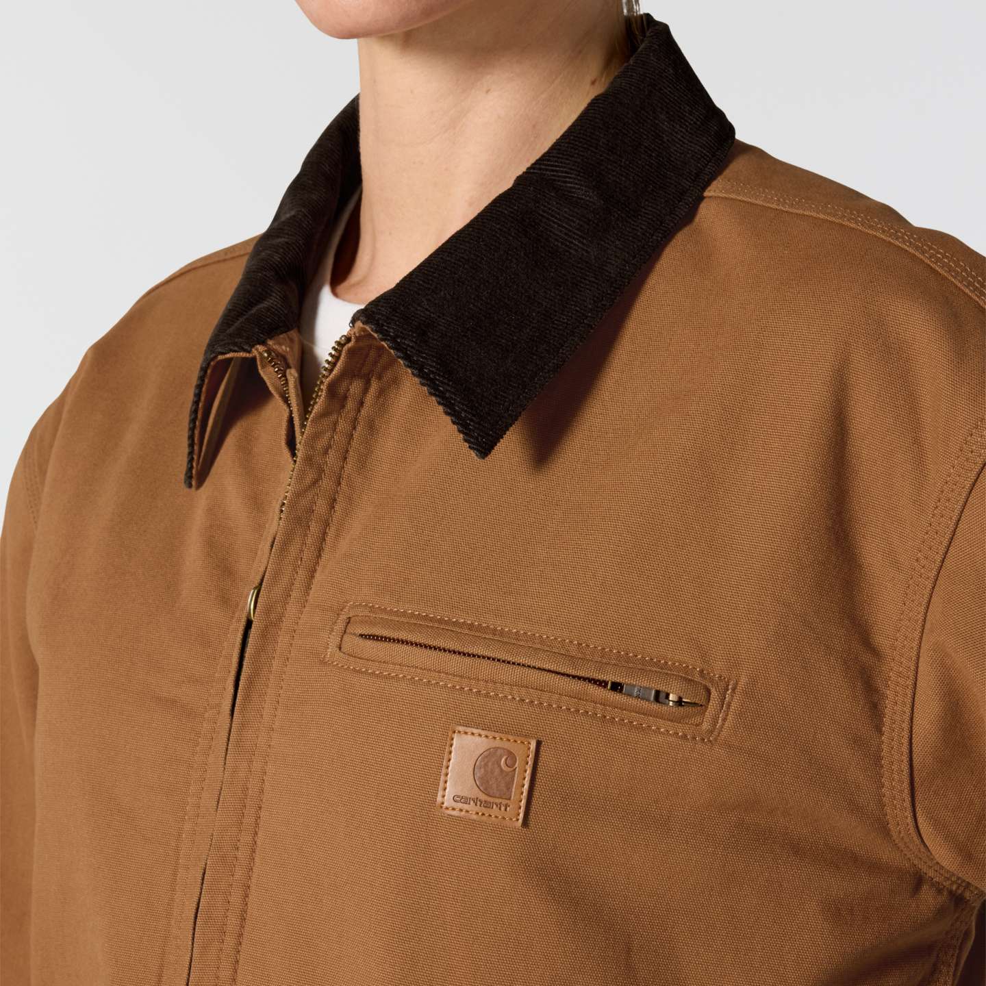 Женская куртка Carhartt Ford Crawford Detroit, цвет: Коричневый — фото 3