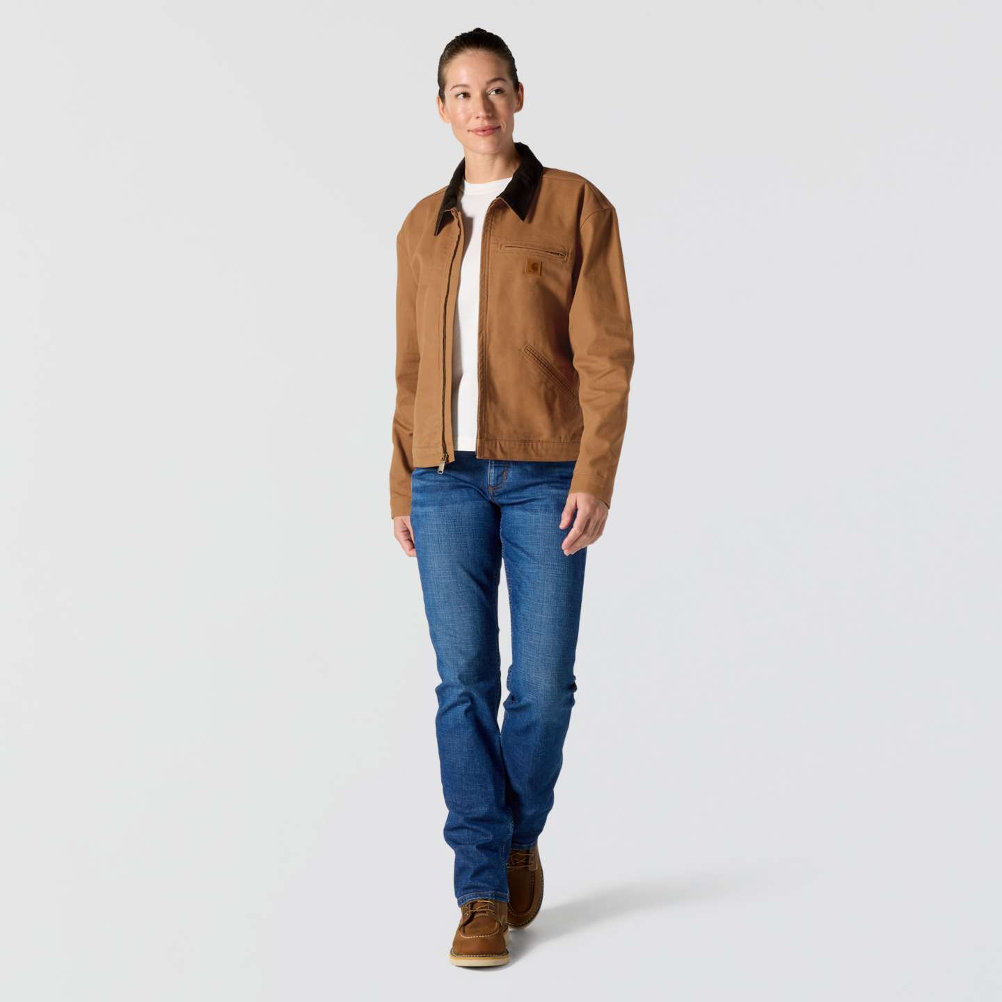 Женская куртка Carhartt Ford Crawford Detroit, цвет: Коричневый — фото 4