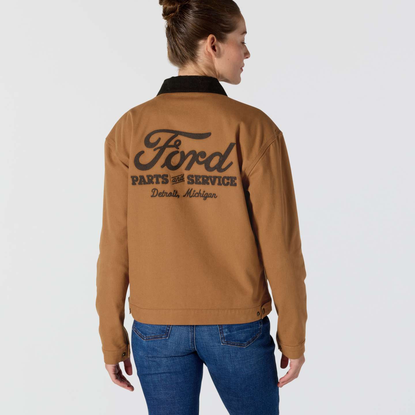 Женская куртка Carhartt Ford Crawford Detroit, цвет: Коричневый — фото 2