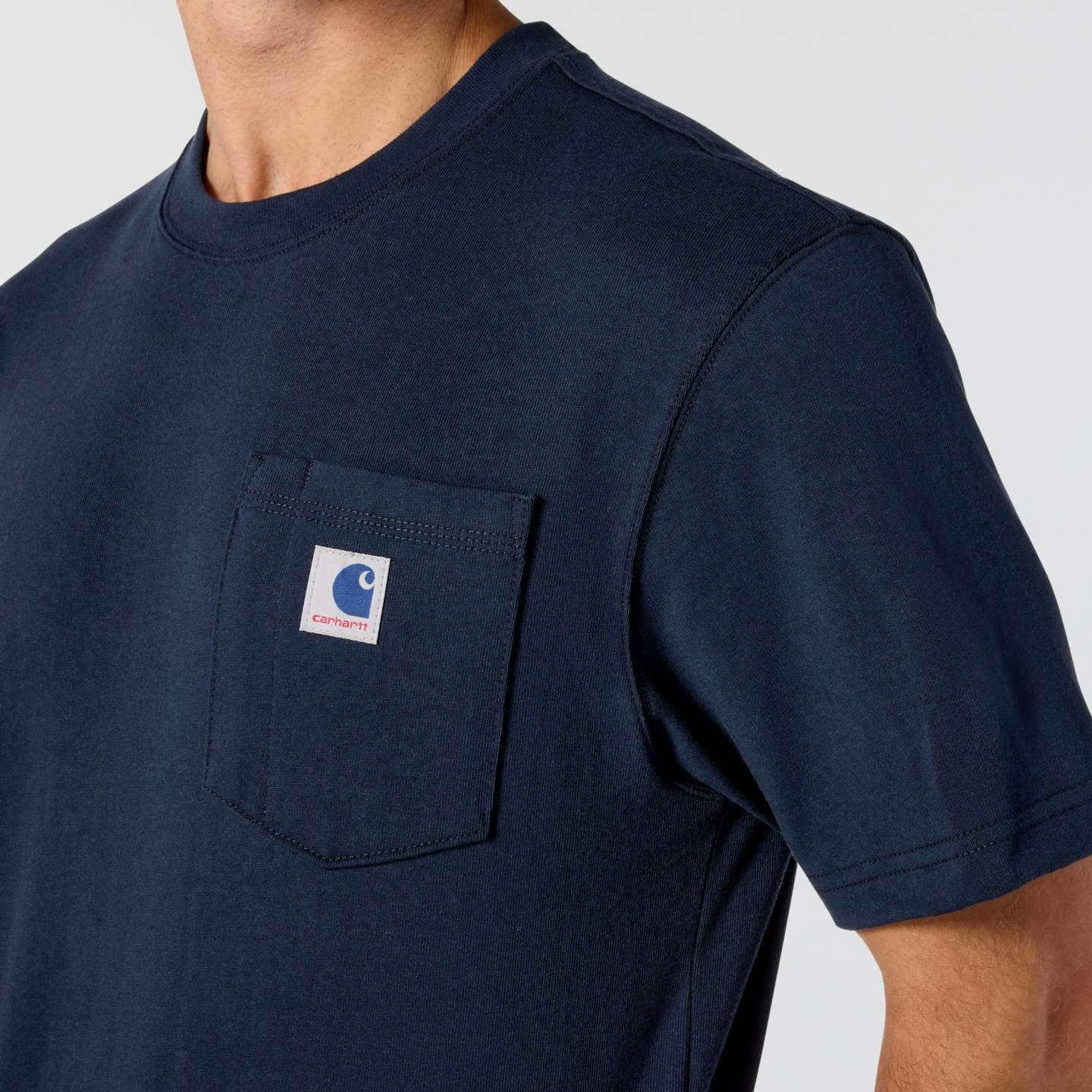 Мужская футболка Carhartt Crafted Series Heavyweight Loose Archive Graphic, цвет: Тёмно-синий — фото 4