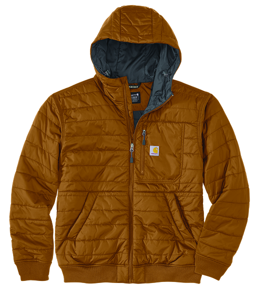 Rain Defender® Relaxed Fit Lightweight Insulated Hooded Jacket - 3 Warmest Rating