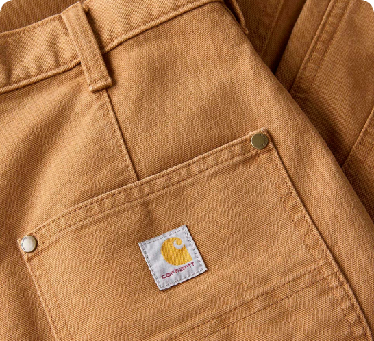 Women's Vintage Fit Double-Front Canvas Pant - hover