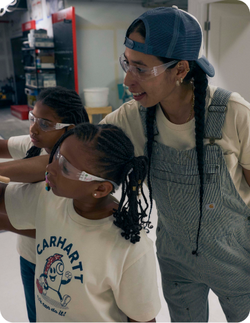 Railroad Stripe Denim Bib Overall