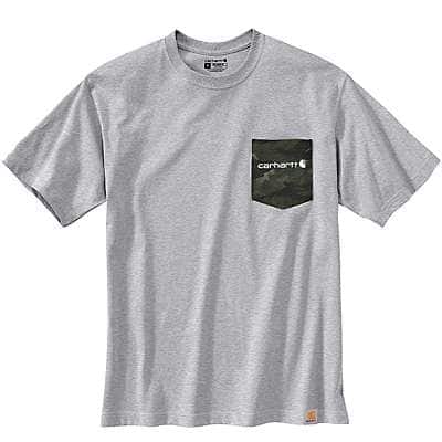 RELAXED FIT HEAVYWEIGHT SHORT-SLEEVE CAMO POCKET GRAPHIC T-SHIRT
