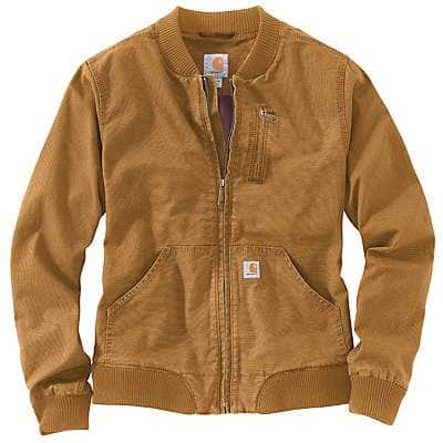 WOMEN'S RUGGED FLEX® RELAXED FIT CANVAS JACKET