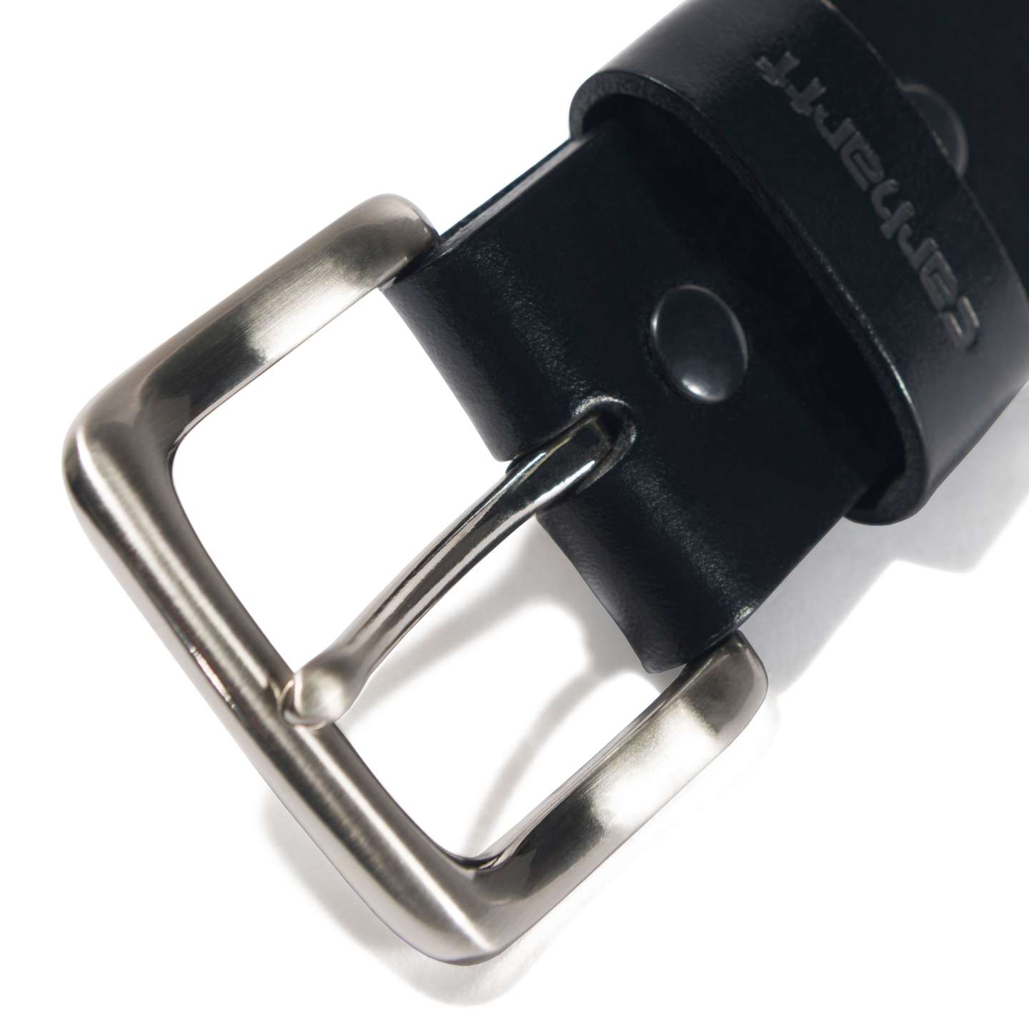 Мужской ремень Carhartt Bridle Leather Classic Buckle Belt, цвет: Чёрный — фото 3