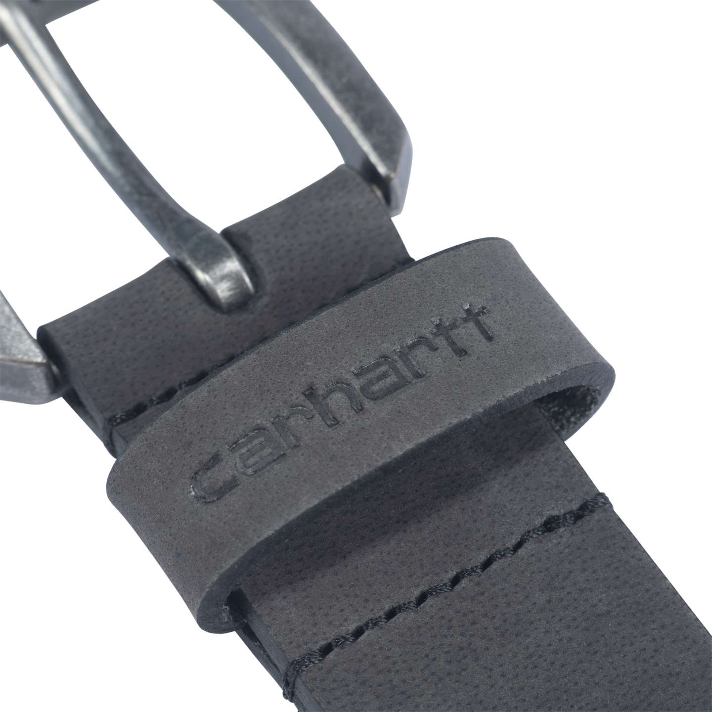 Женский ремень Carhartt Saddle Leather Classic Belt, цвет: Чёрный — фото 4