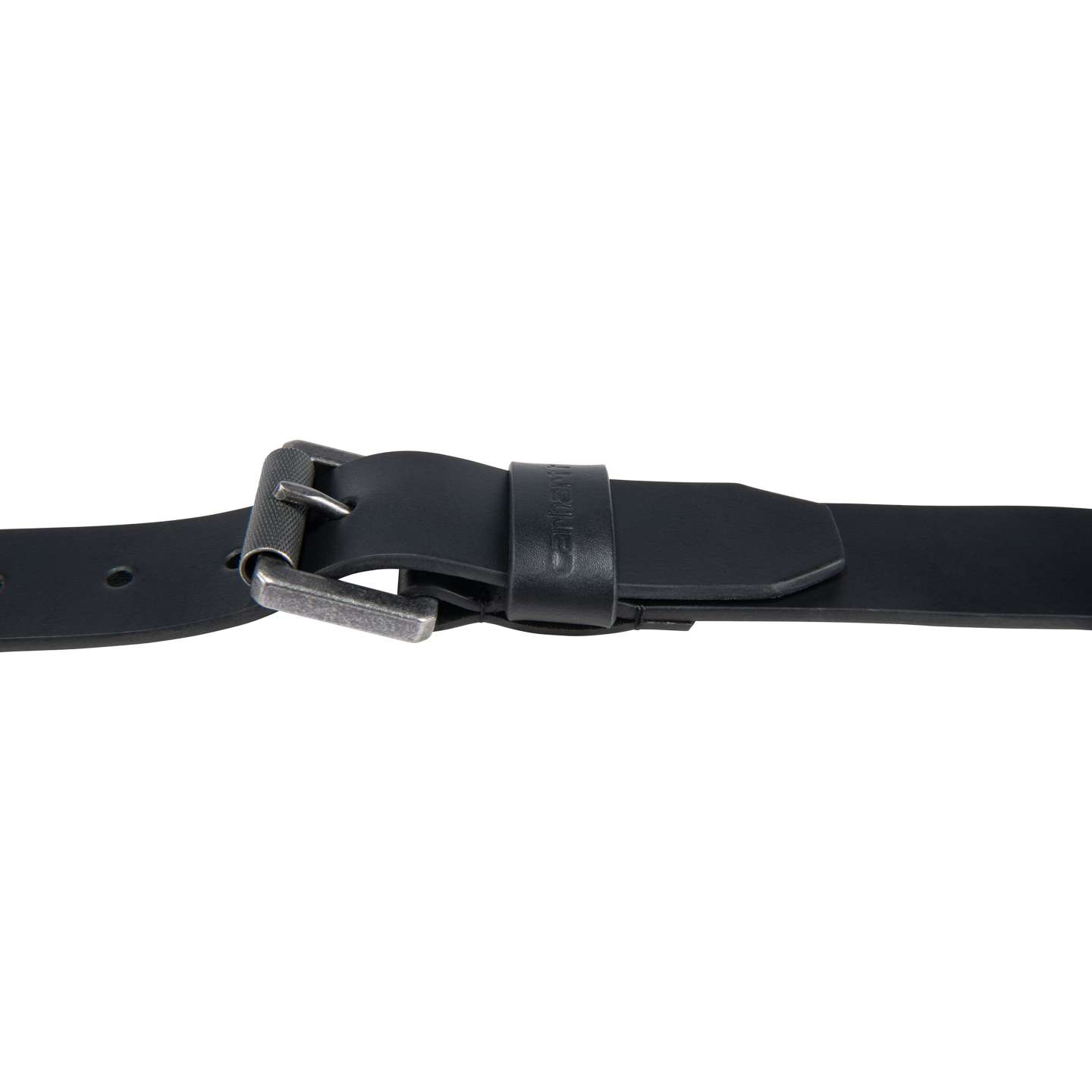 Мужской ремень Carhartt Bridle Leather Roller Buckle Belt, цвет: Чёрный — фото 5