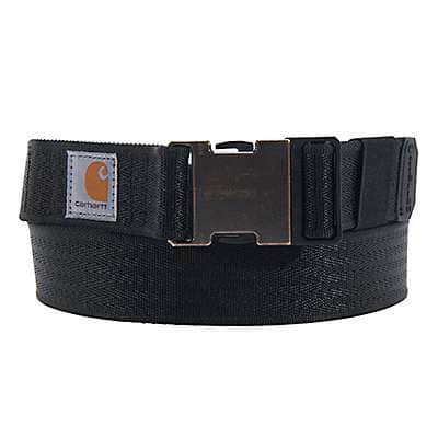 Carhartt Men's Black Rugged Flex® Nylon Webbing Belt