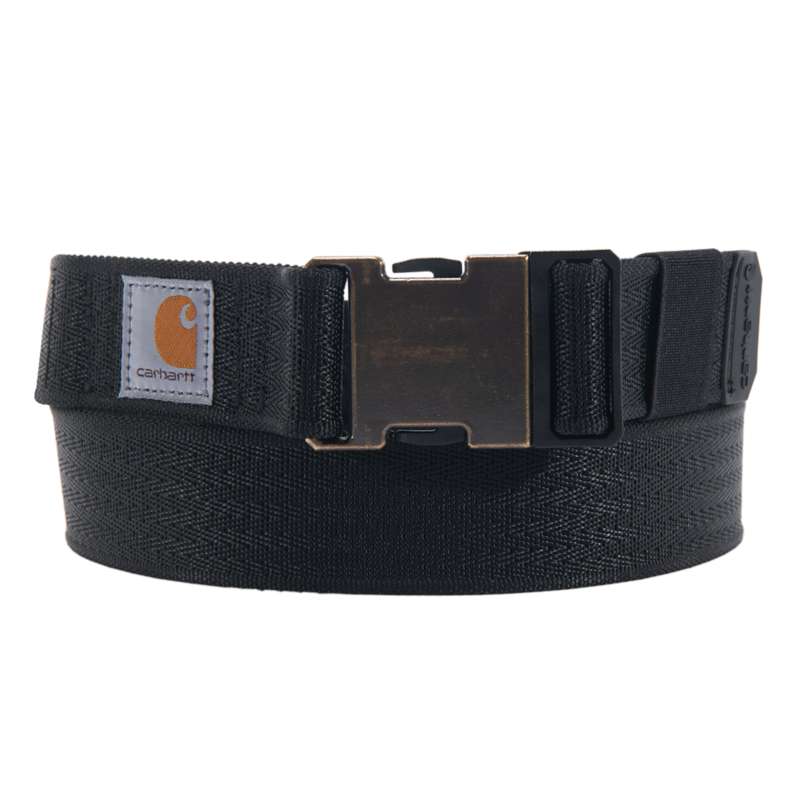 Carhartt  Black Rugged Flex® Nylon Webbing Belt