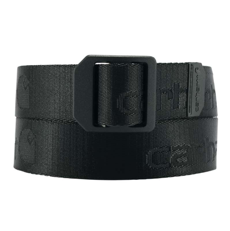 Carhartt  Black Nylon Webbing Ladder Lock Belt