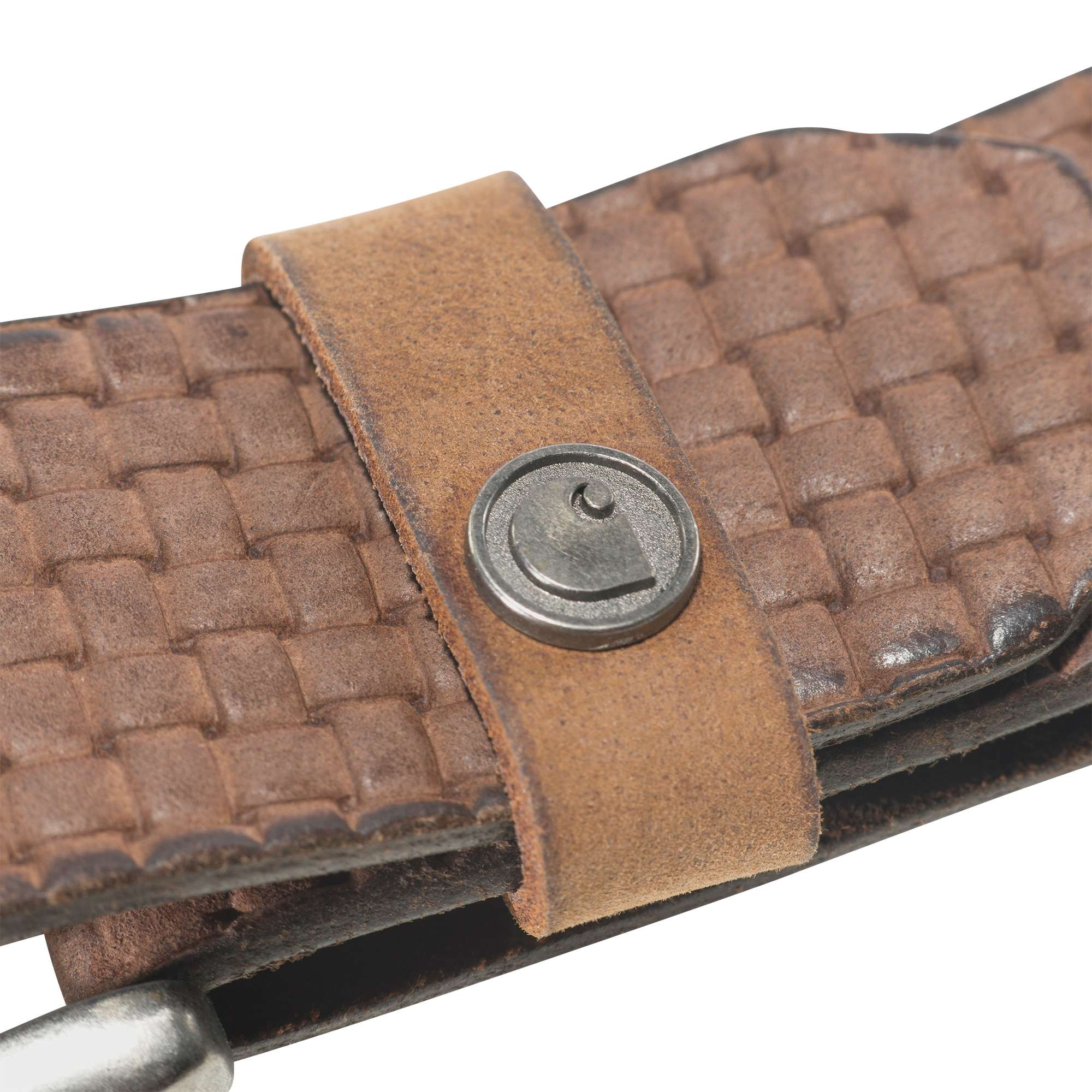 Additional thumbnail 2 of Saddle Leather Basketweave Belt