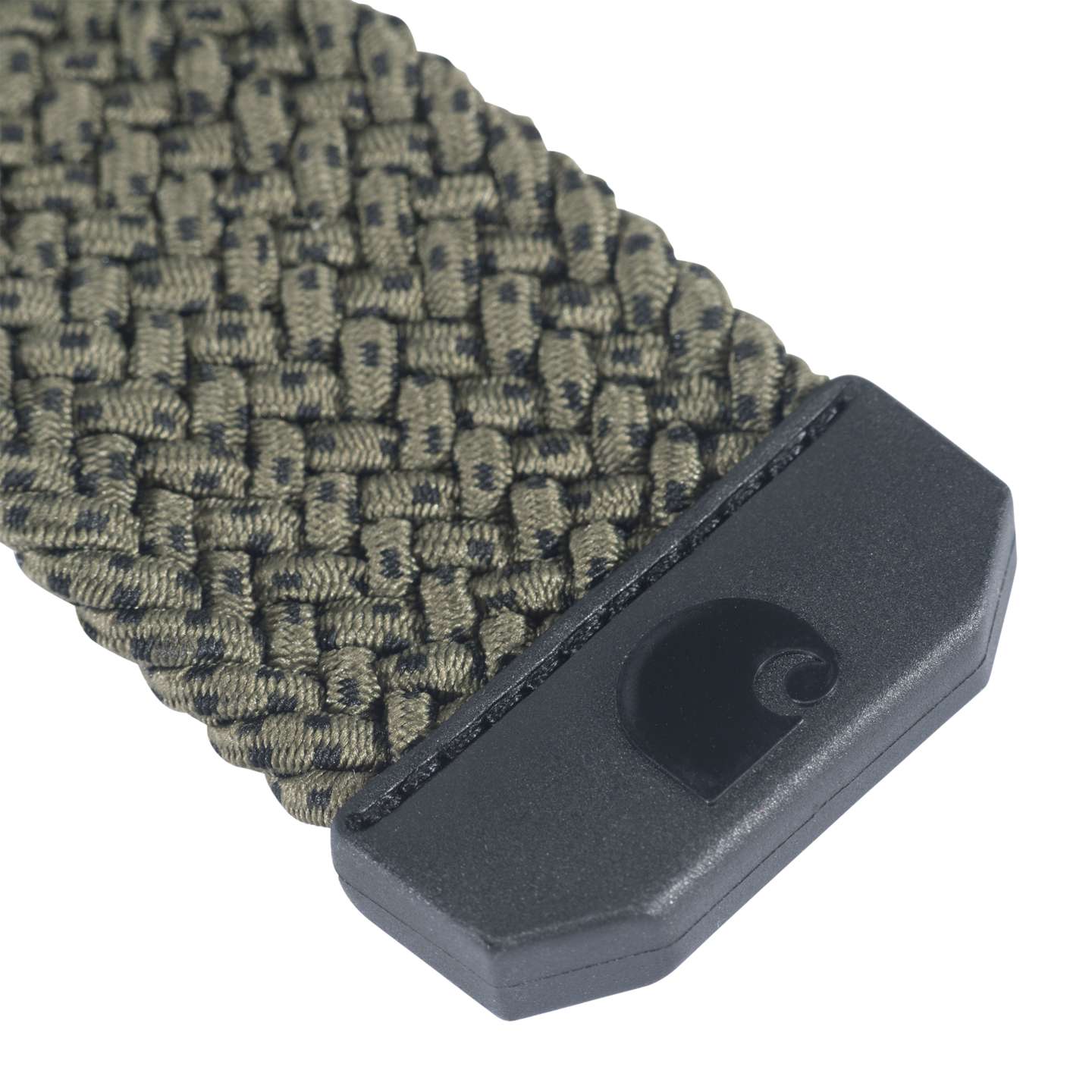 Мужской ремень Carhartt Rugged Flex® Nylon Cord Braided Belt, цвет: Армейский зелёный — фото 4