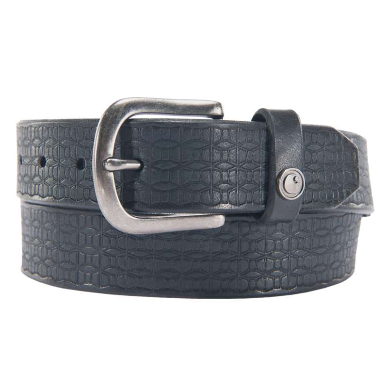 Carhartt  Black Women's Saddle Leather Basketweave Belt