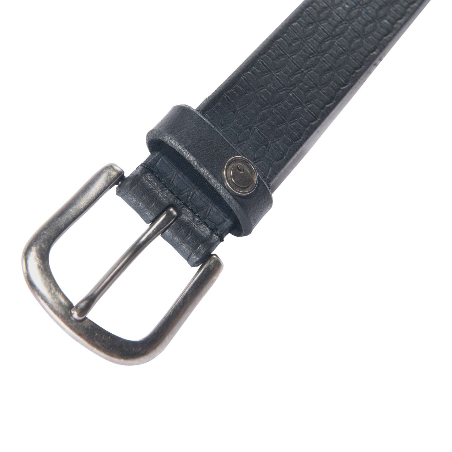 Женский ремень Carhartt Saddle Leather Basketweave Belt, цвет: Чёрный — фото 3
