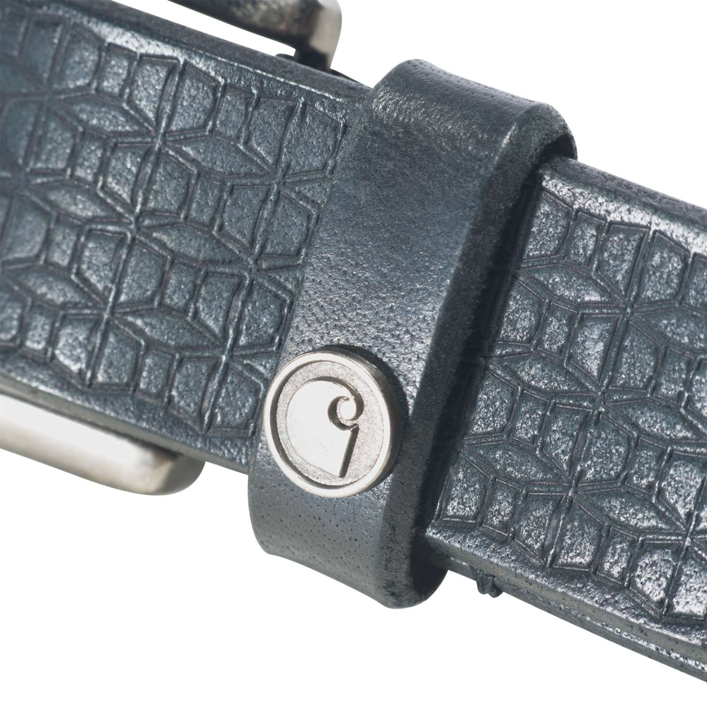 Женский ремень Carhartt Saddle Leather Basketweave Belt, цвет: Чёрный — фото 4