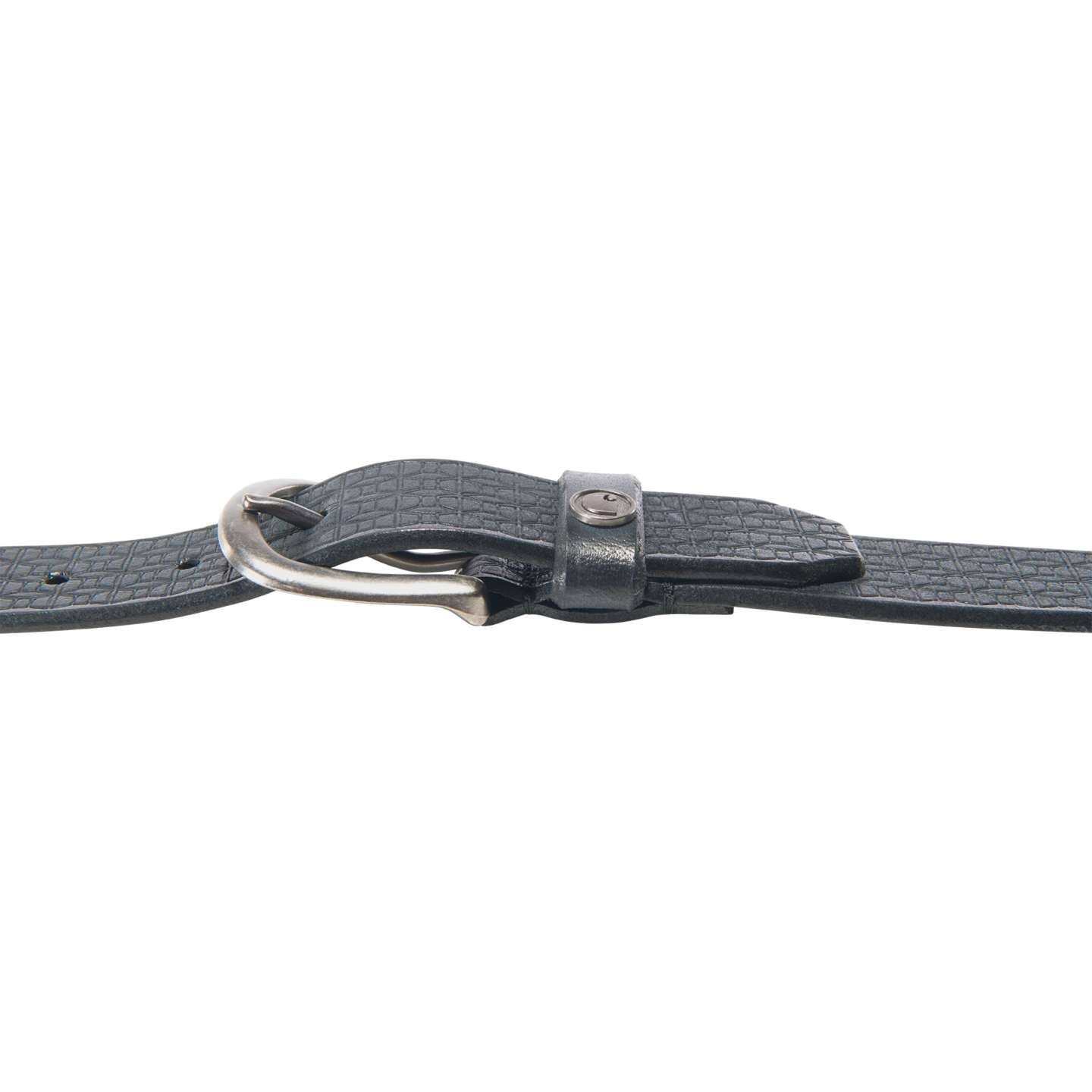 Женский ремень Carhartt Saddle Leather Basketweave Belt, цвет: Чёрный — фото 5