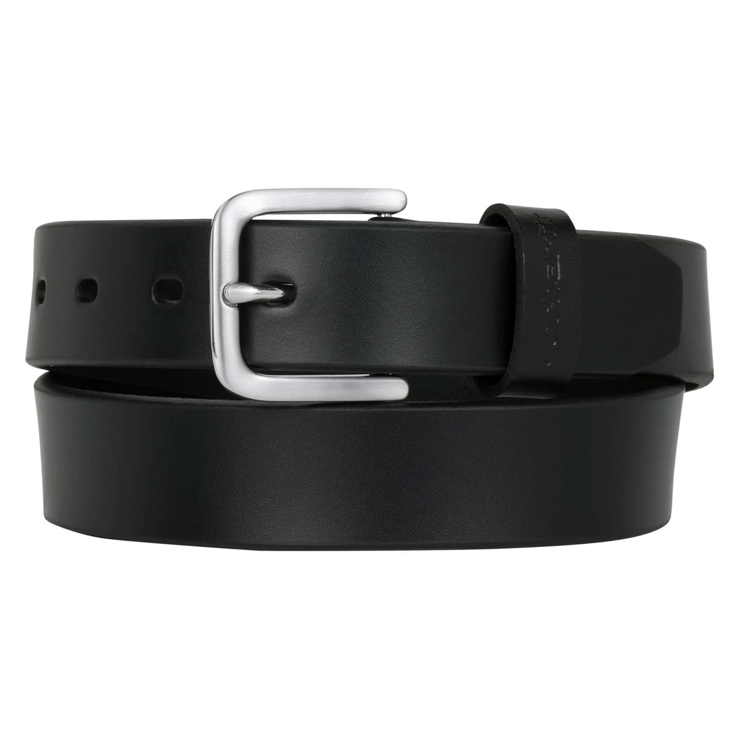 Женский ремень Carhartt Bridle Leather Buckle Belt, цвет: Чёрный — фото 1
