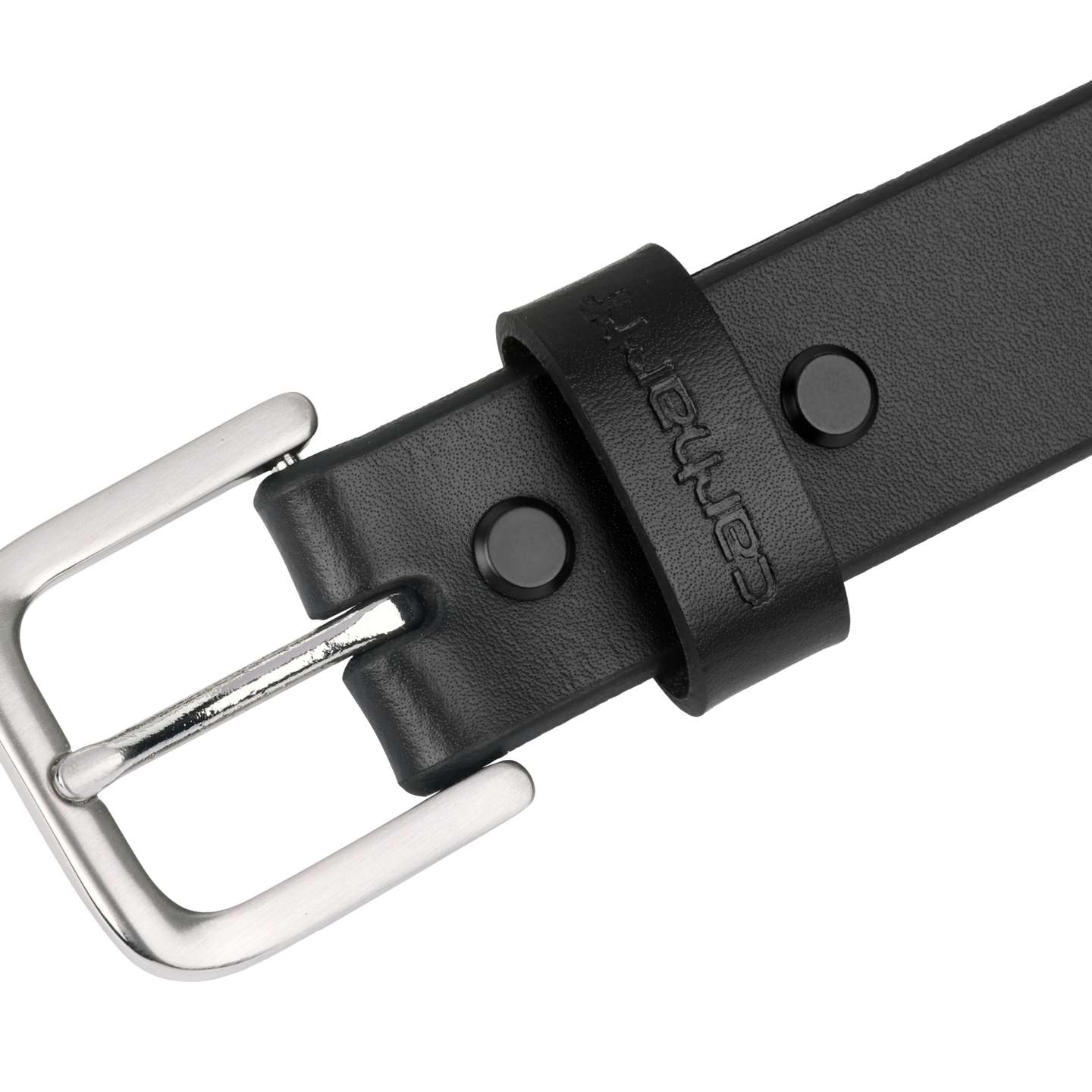Женский ремень Carhartt Bridle Leather Buckle Belt, цвет: Чёрный — фото 3