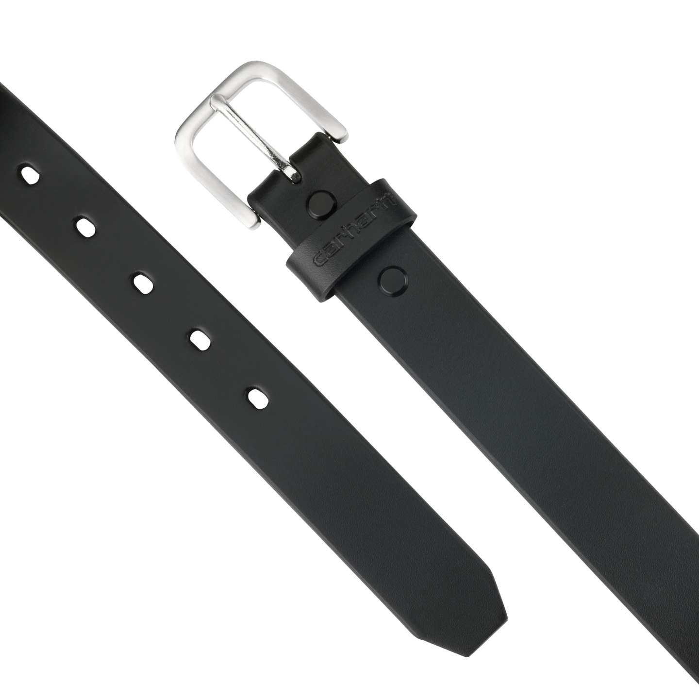 Женский ремень Carhartt Bridle Leather Buckle Belt, цвет: Чёрный — фото 2
