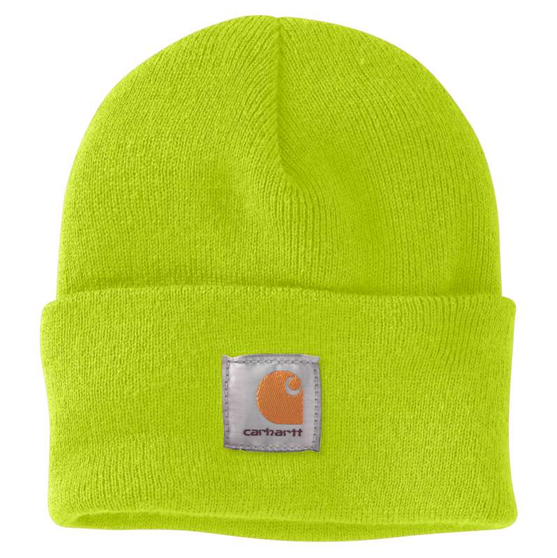 Carhartt  Brite Lime Knit Cuffed Beanie