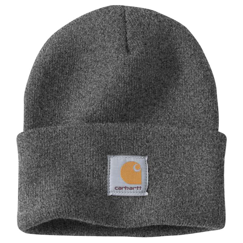 Carhartt  Coal Heather Knit Cuffed Beanie
