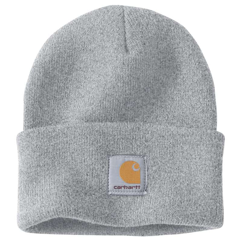 Carhartt  Heather Gray Knit Cuffed Beanie