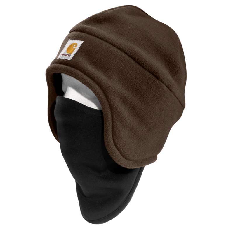 Carhartt  Dark Brown Fleece 2-In-1 Headwear