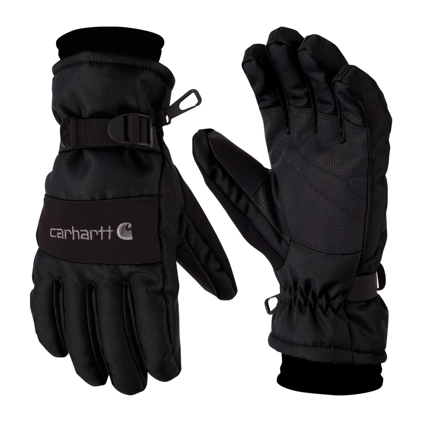 Мужские перчатки Carhartt Waterproof Insulated Glove, цвет: Чёрный — фото 1