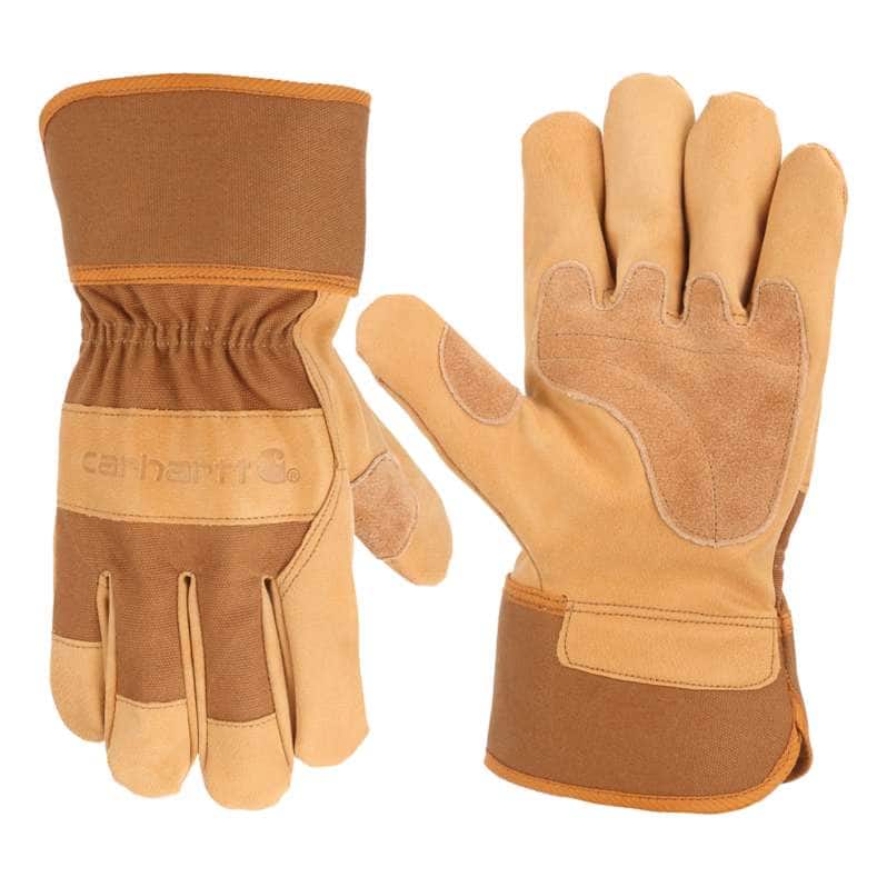 Carhartt  Carhartt Brown Safety Cuff Work Glove