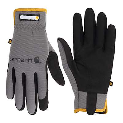 Carhartt Men's Gray Work-Flex Lined High Dexterity Glove