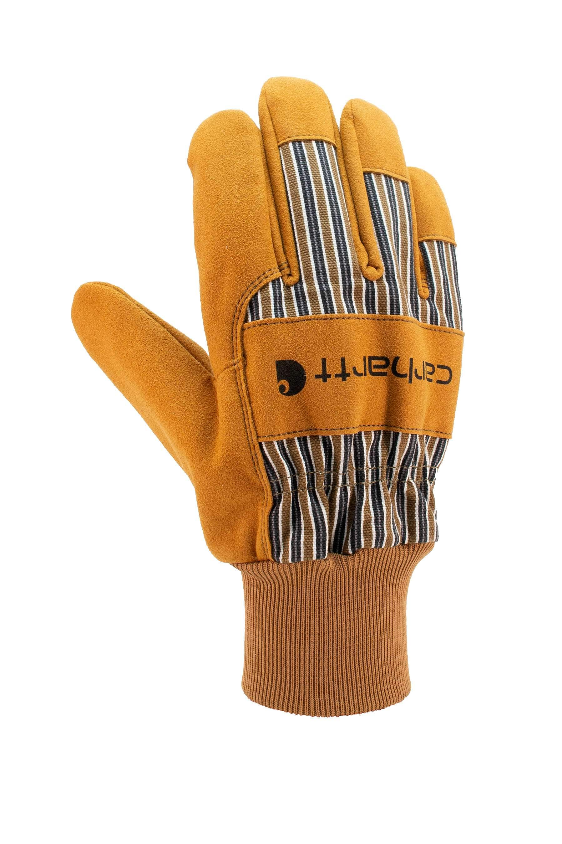 Synthetic Suede Knit Cuff Work Glove