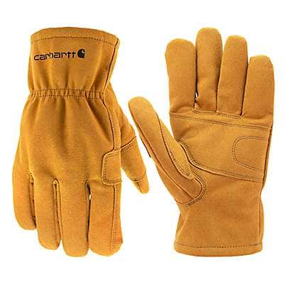 Carhartt Men's Brown Synthetic Suede Fencer Work Glove