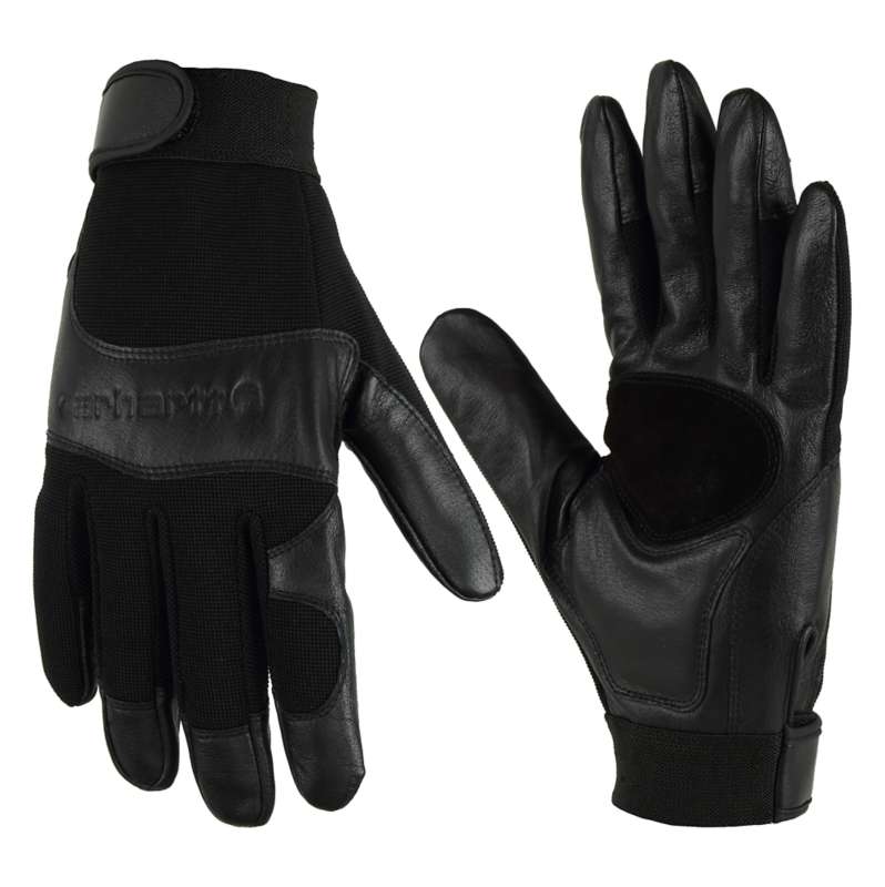 Carhartt  Black High Dexterity Reinforced Secure Cuff Glove
