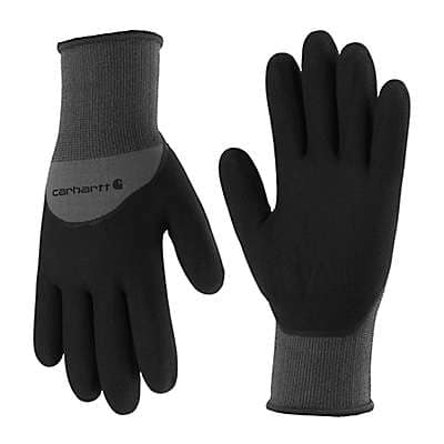 Carhartt Men's Black Thermal Full-Coverage Nitrile Grip Glove