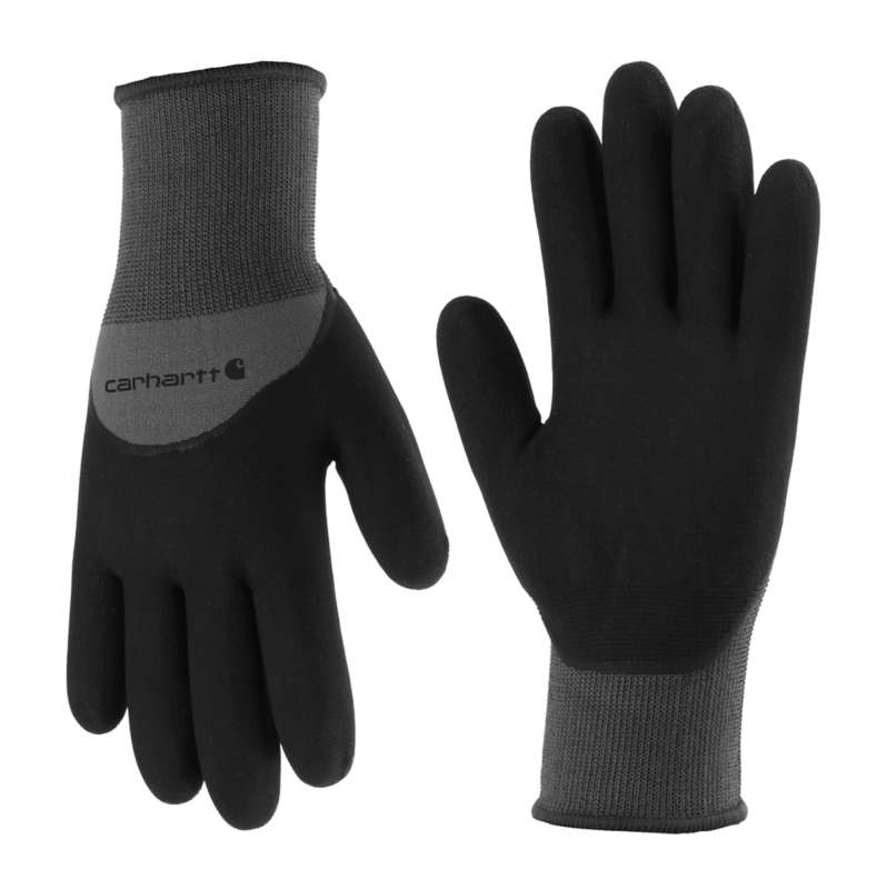 Carhartt  Gray Thermal Full-Coverage Nitrile Grip Glove