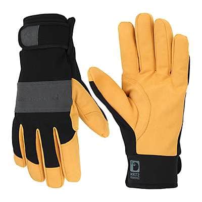 Carhartt Men's BLK BARLEY Waterproof Breathable High Dexterity Glove