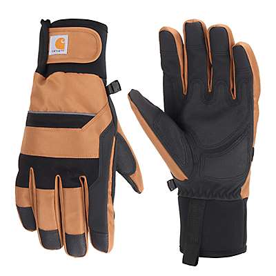 Carhartt Men's BROWN BLACK Flexer Insulated Glove
