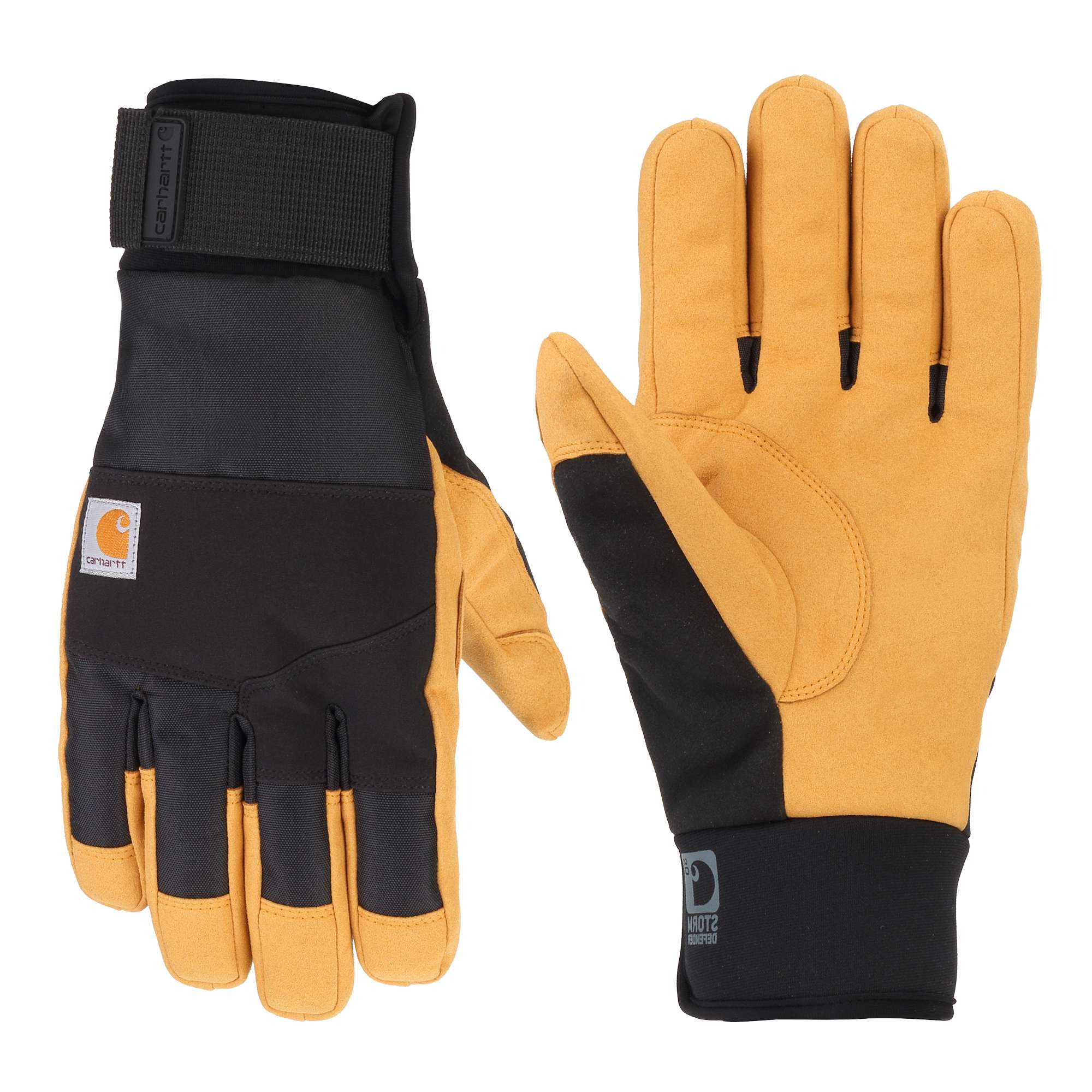 Gants de travail d'hiver en coutil et en cuir synthétique pour hommes,  Carhartt